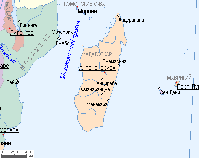 Реферат: Общие экономико-географические характеристики Мадагаскара, Коморских и Сейшельских островов.